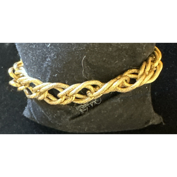 Vintage 70s Signed Napier charm link Apple Charm Bracelet Eugene Bertolli 6.75” - Picture 6 of 11